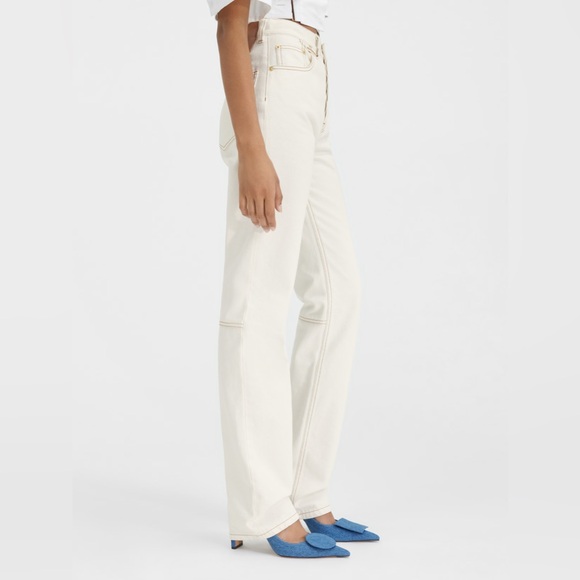 Jacquemus Le De Nimes Off White Pants BNWT 26 - Picture 3 of 12